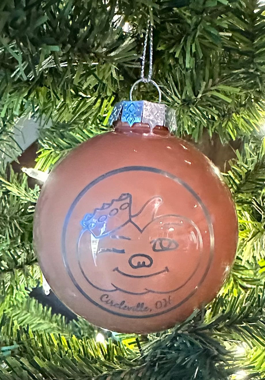 Winky Glass Ornament